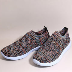 Women's Knit Sock Sneakers Casual Slip On Running Shoes Low Top Sports Shoes