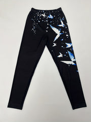 Butterfly Print Skinny Leggings Sporty Yoga Leggings