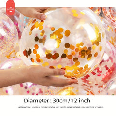 50pcs Sequin Balloon Wedding Birthday Party Decoration Latex Balloon