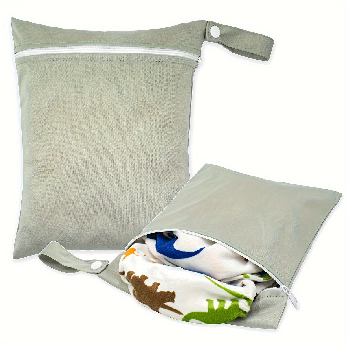 3pcs Reusable Washable Diaper Bags Adjustable Durable Polyester