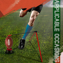 2pcs Football Kicking Tees Portable Holder Stand for Football Training