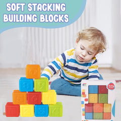 Soft Building Blocks for Baby Sensory Toys with Numbers Toy for Toddlers Babies