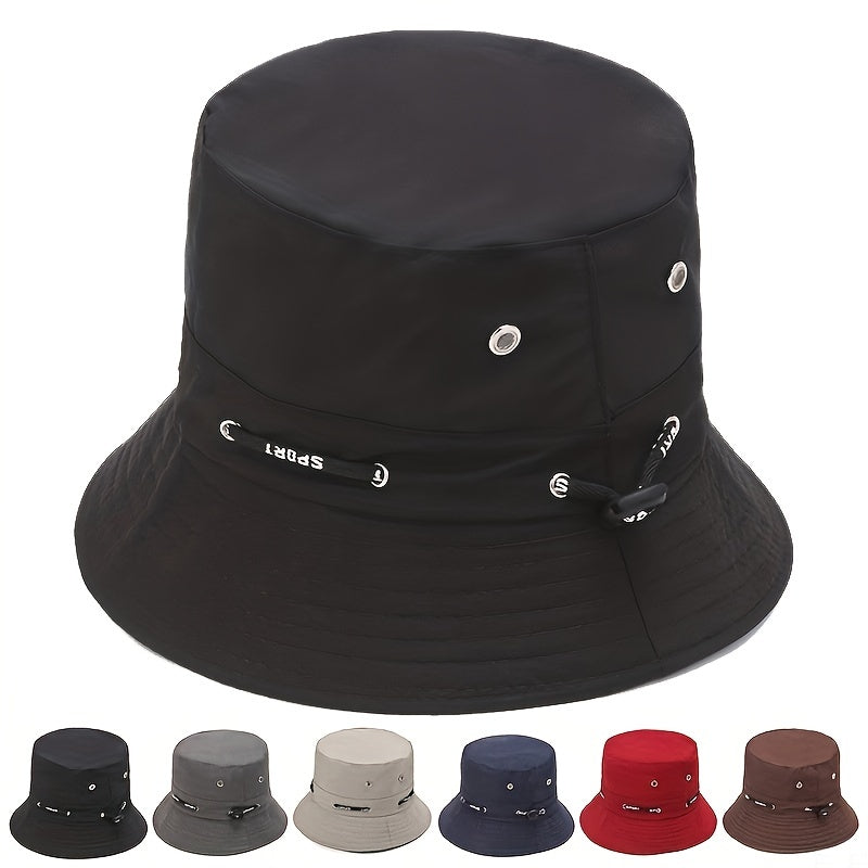 Unisex Fisherman Hat Lightweight Quick Drying Sun Hats For Hiking Beach