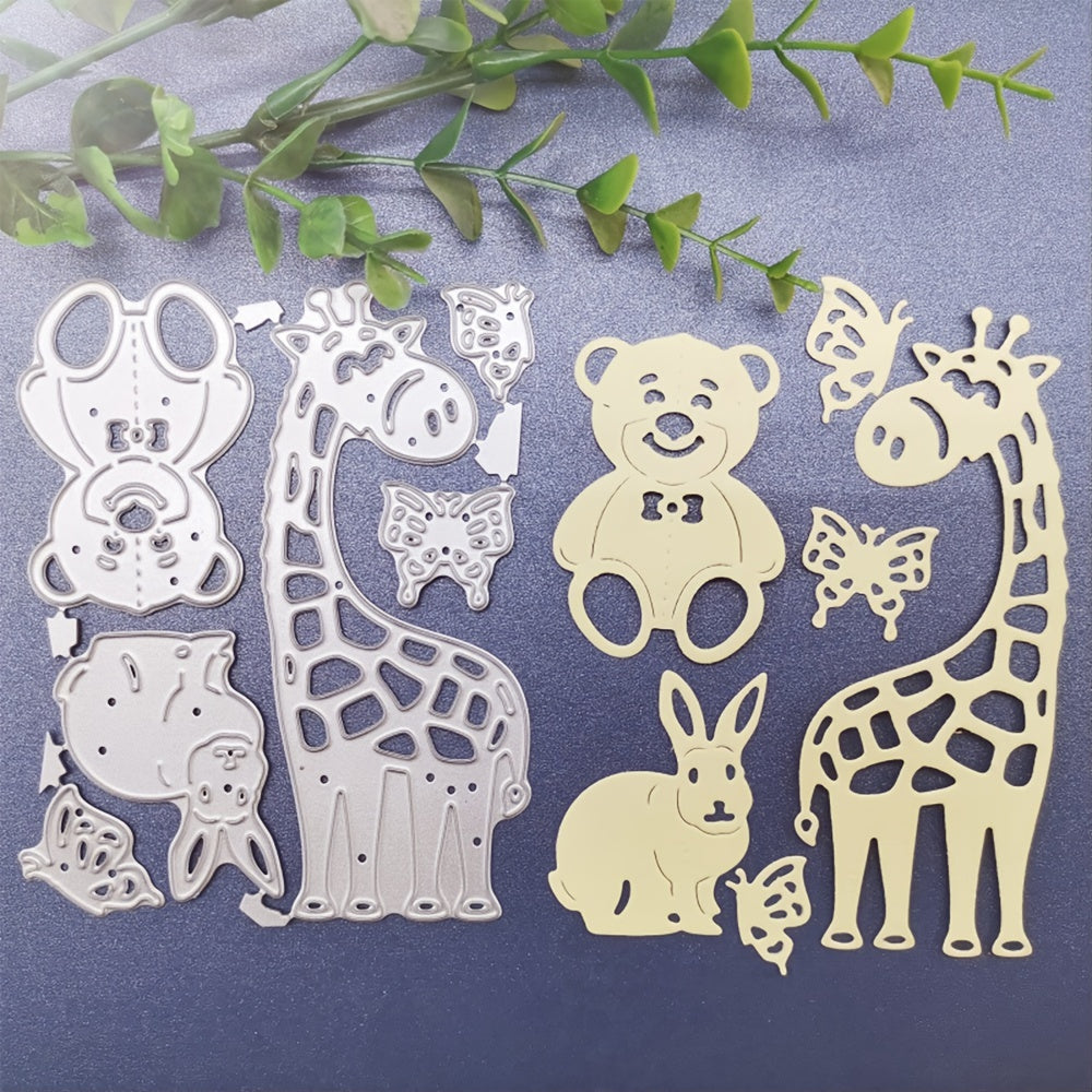 Bear Butterfly Bunny Metal Cutting Dies Stencil DIY Scrapbooking