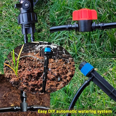 Drip Irrigation Kit for Potted Plants, 19.96m Tubing, 16 Sprinklers