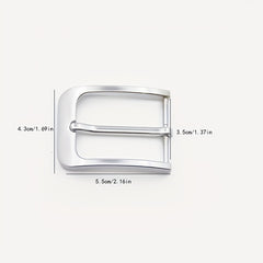 Zinc Alloy Men's Belt Buckle High-End Durable All-Match Pants Belt Craft
