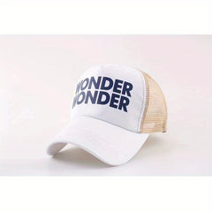 WONDER Casual Baseball Cap Unisex Sun Hat Mesh Breathable Dad Hats Adjustable