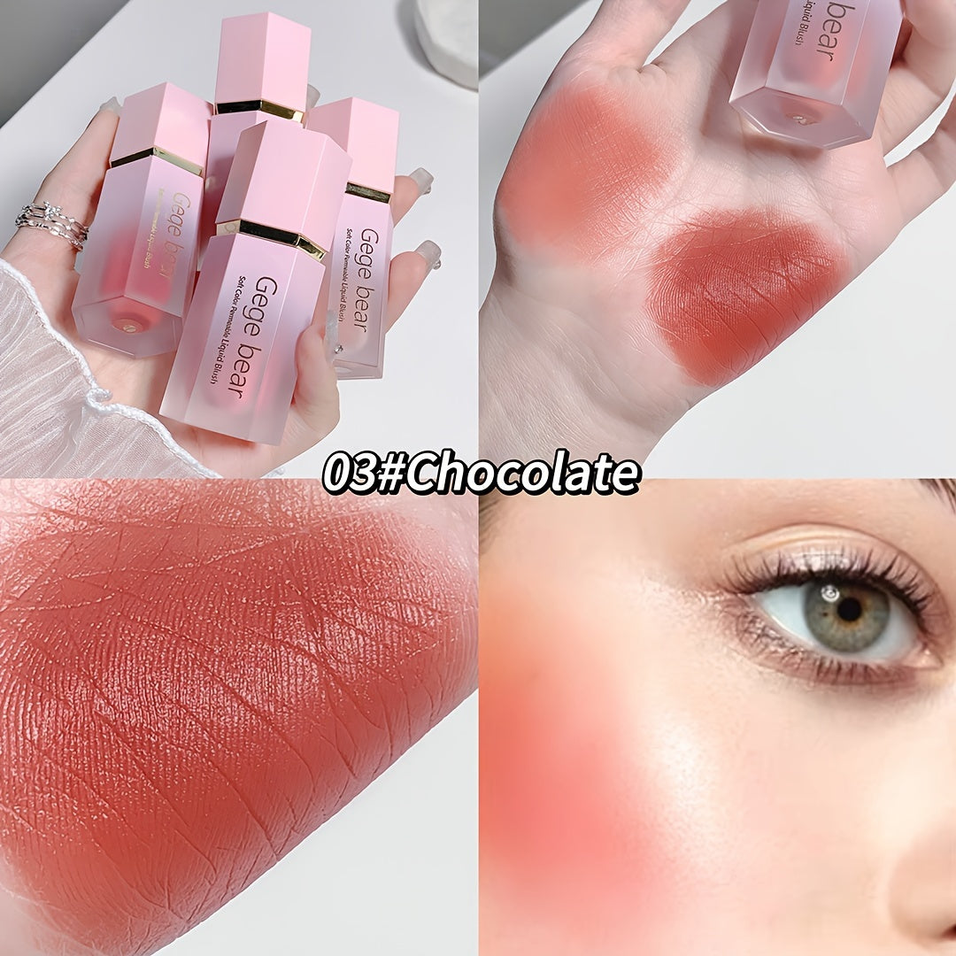 Velvet Matte Blush Liquid 5 Colors - Long Lasting Peachy Natural Beauty