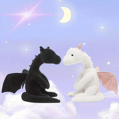 Giant Dragon Plush Toy with Plush Tail - Perfect Birthday or Holiday Gift