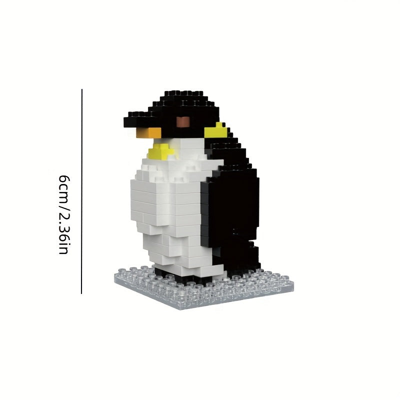 Animal Building Block Set: Whales, Dolphins, Penguins, Flamingos, Owls, Pandas