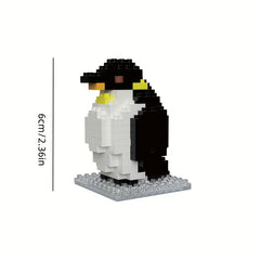Animal Building Block Set: Whales, Dolphins, Penguins, Flamingos, Owls, Pandas