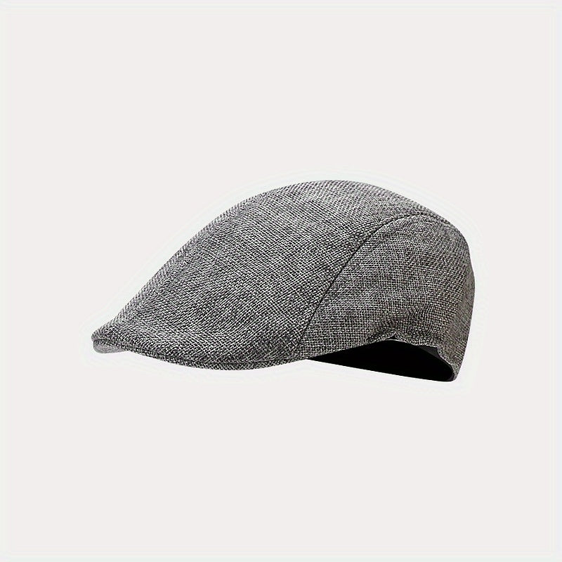 Adjustable Ear Protection Newsboy Cap for Dad Men Women Spring Autumn