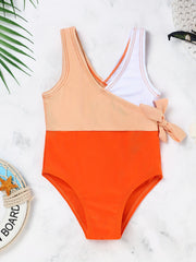 Baby Girls Bowknot Swimsuit for Summer
