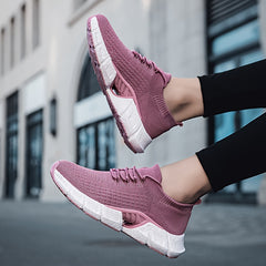 Women's Mesh Breathable Tennis Sports Shoes Lightweight Non slip Travel Shoes