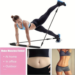 Portable Pilates Bar Kit With Adjustable Resistance Band