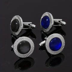 Rhinestone Cufflinks Suit Button Cufflinks Sleeves Studs