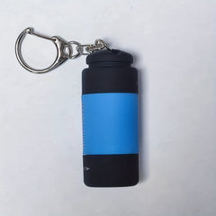USB Rechargeable Mini Flashlight for Camping & Keychain Light