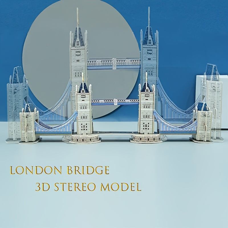 2pcs 3D Hand-assembled Architectural Model Puzzle Gift