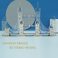 2pcs 3D Hand-assembled Architectural Model Puzzle Gift