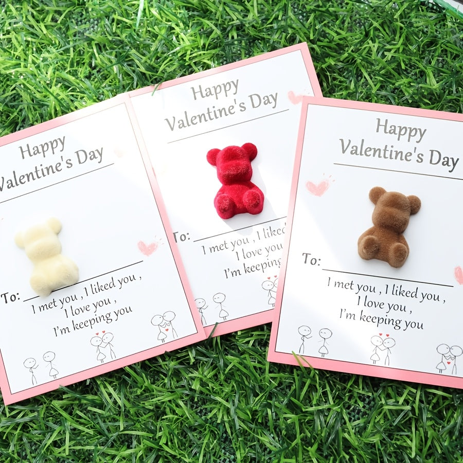 ABS Pocket Bear Valentine'S Gift Romantic Missing You Keepsake