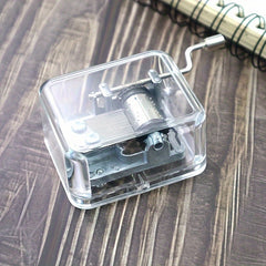 Hand-cranked Acrylic Music Box DIY Ornaments