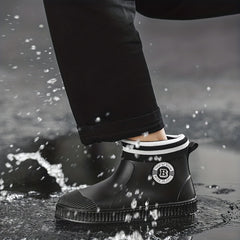 Men's Ankle Rain Shoes Non-slip Galoshes for Kitchen