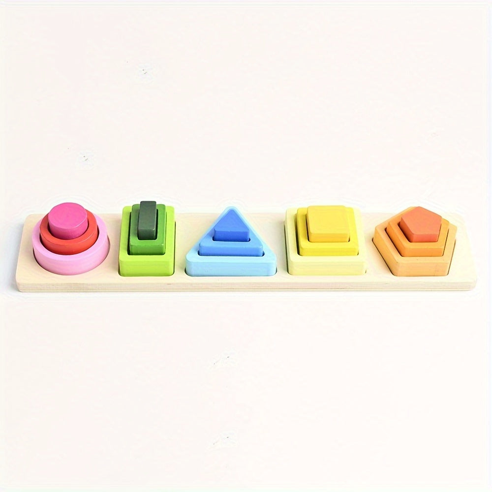 Wooden Interlocking Toy Set for Boys and Girls