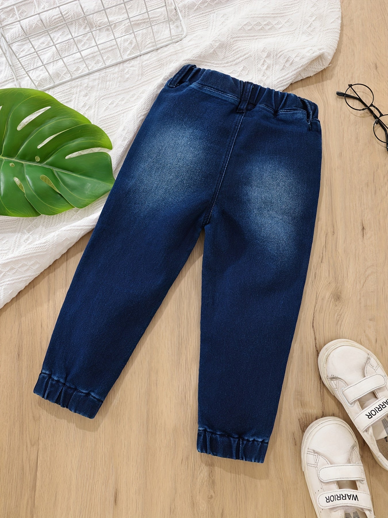 Boys Stretch Denim Long Pants Spring Autumn Outdoor