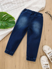 Boys Stretch Denim Long Pants Spring Autumn Outdoor
