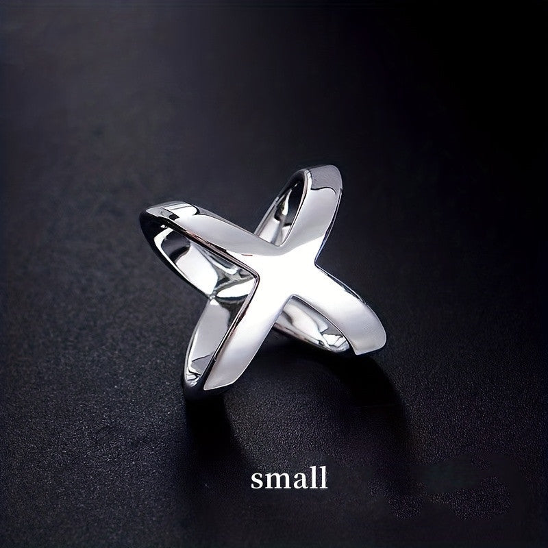 Cross Scarf Buckle X Shaped Shawl Clip Neckerchief Holder