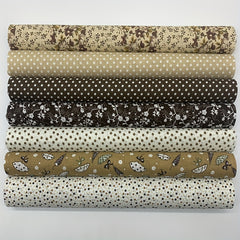 7pcs Flat Pattern Cotton Cloth for Quilting Sewing DIY