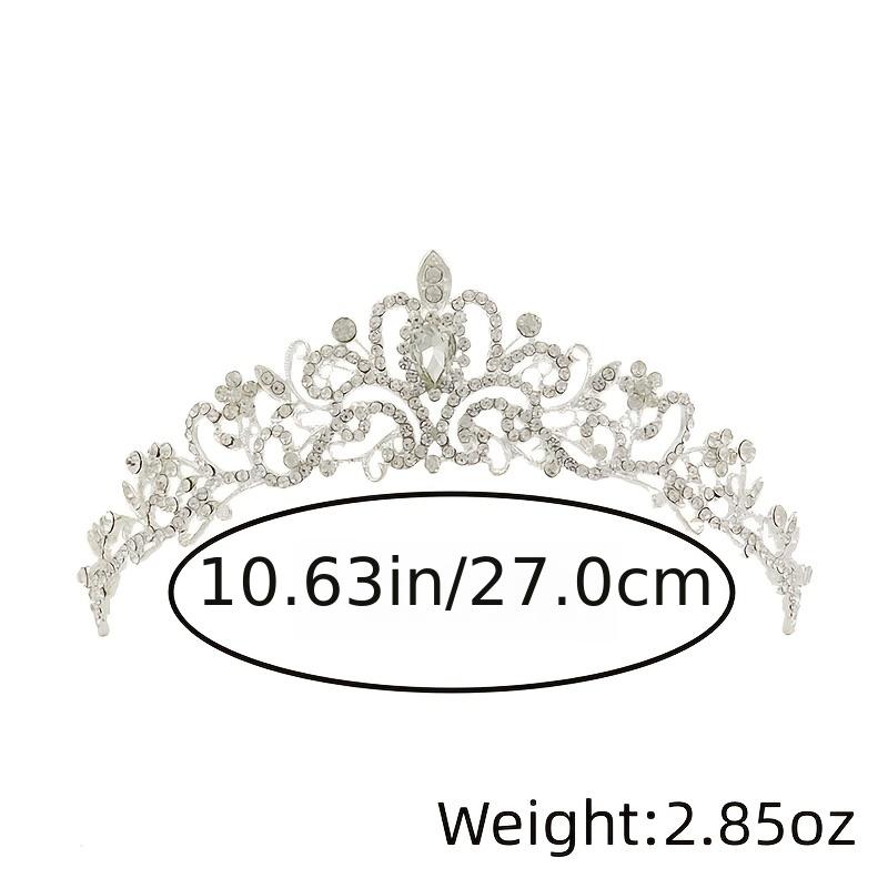 Baroque Crystal Bridal Tiara Crown Rhinestone Hair Accessories