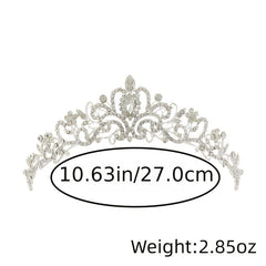 Baroque Crystal Bridal Tiara Crown Rhinestone Hair Accessories