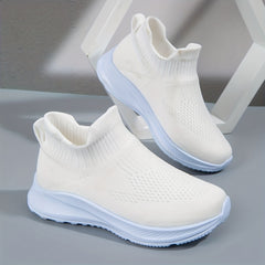 Women's Chunky Sock Sneakers Comfy Low Top Slip On Shoes