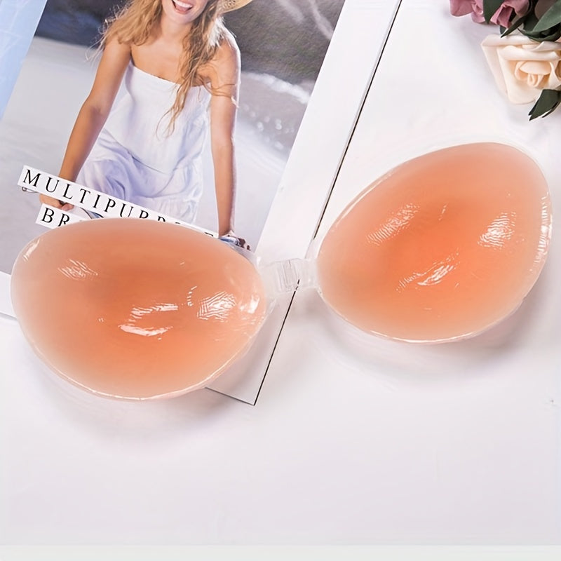 Invisible Push Up Silicone Bra Seamless Lift Strapless Lingerie