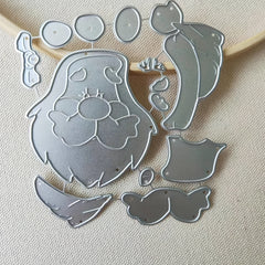 1pc Christmas Santa Claus Metal Cutting Dies Stencil Artistic Paper Embossing