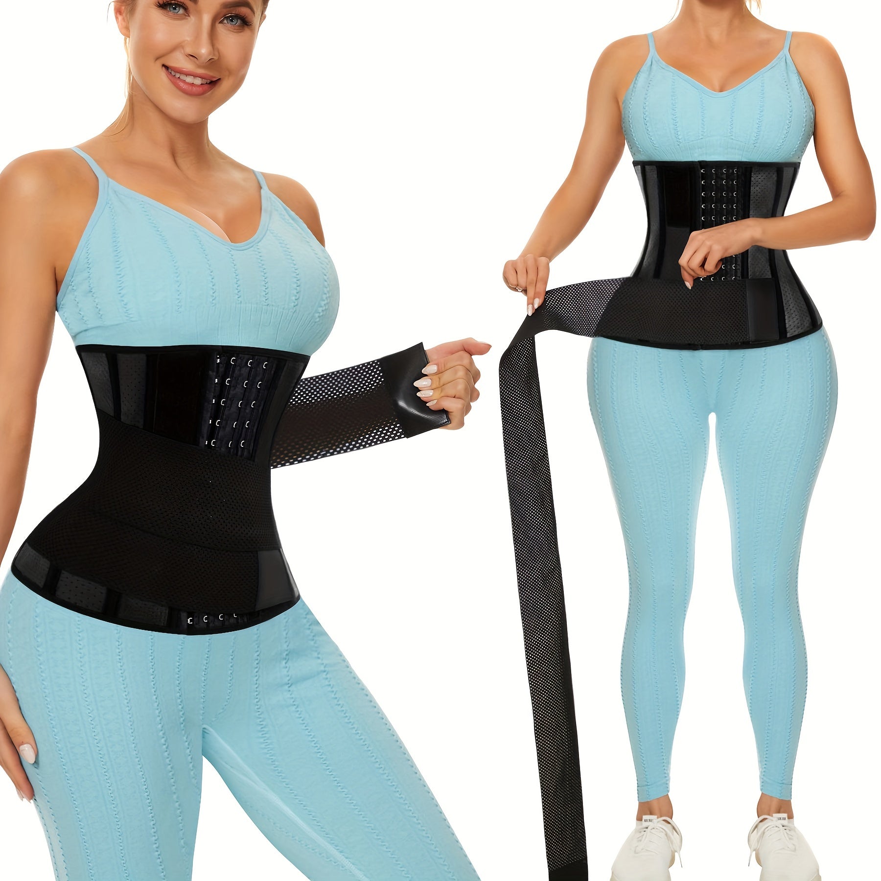 Breathable Waist Trainer Belt Tummy Control Wrap Cincher Shapewear