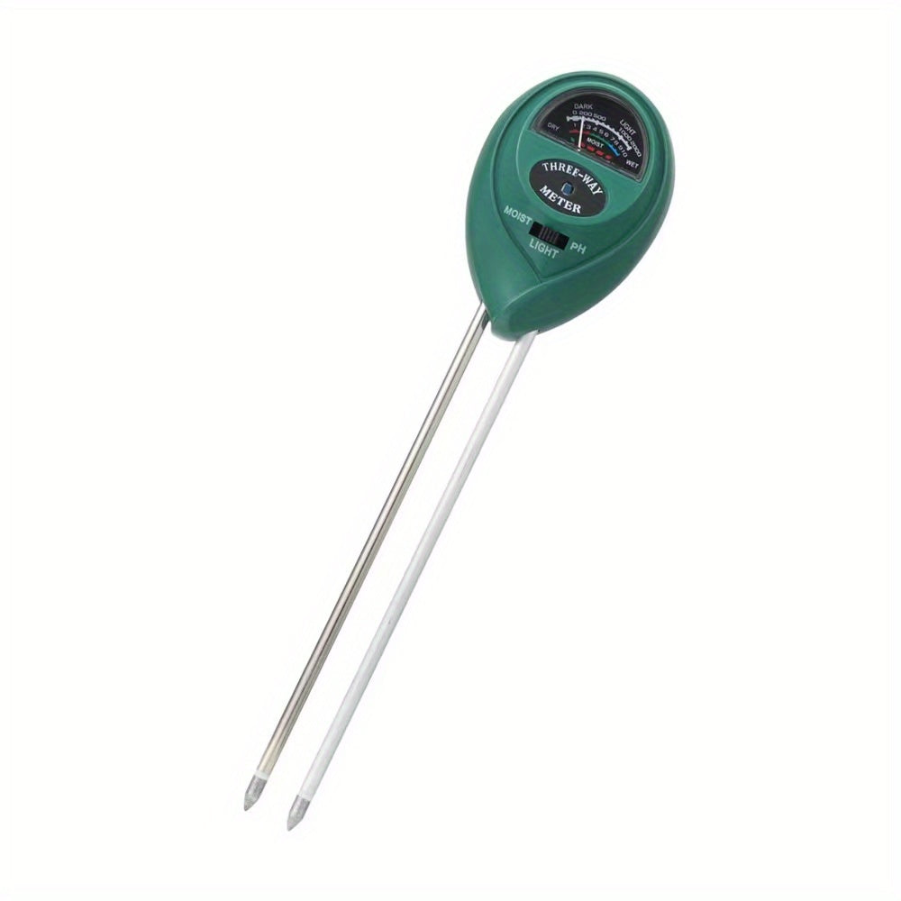 3-In-1 Soil PH Moisture Light Test Kit - Plant Water Meter