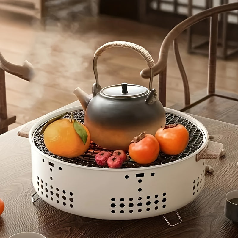 Portable Charcoal Tea Stove Outdoor Camping BBQ Grill