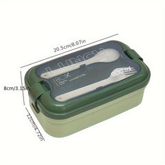 800ml Portable Plastic Lunch Box Sealed Leakproof