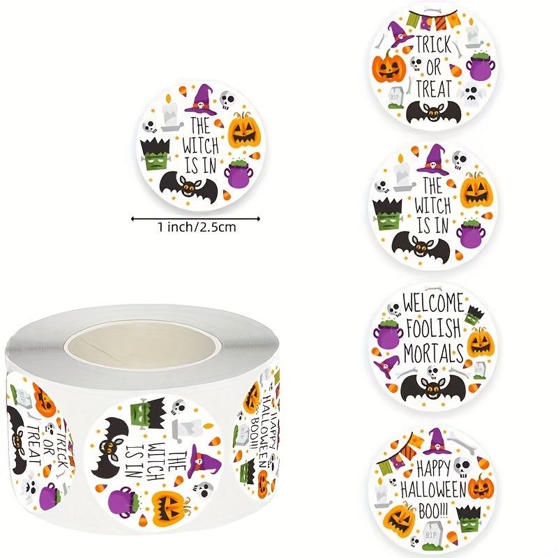 500pc Halloween Animals Thank You Self-Adhesive Stickers