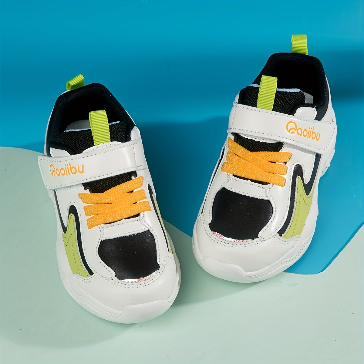 Boys Hook & Loop Sport Shoes Lightweight Casual Sneakers