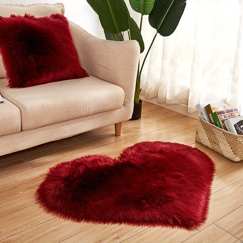 Heart Shaped Area Rug for a Cozy Home