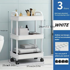 Small Cart Storage Rack Rolling Organization Cart