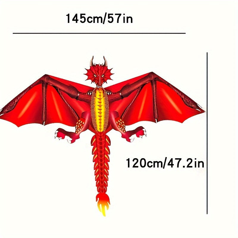 Ice Dragon Kite Easy To Fly Fire Dragon Kite