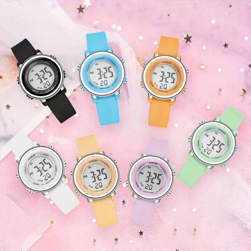 LED Electronic Wristwatch Waterproof Decorative Accessories Gift