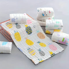 3 Pk Soft Cotton Yarn Baby Wipes Face/Bath Towels