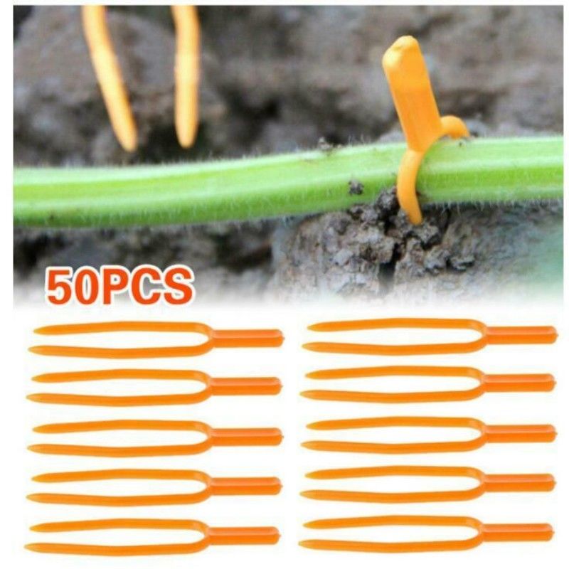 50pcs Farming Clip Plant Fixed Clamps Strawberry Watermelon Fork
