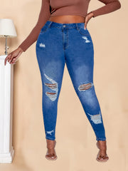 Women's High Rise Stretch Skinny Jeans