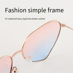 Men's Vintage Heart Shape Sunglasses UV400 Protection